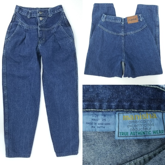 80s pleated jeans